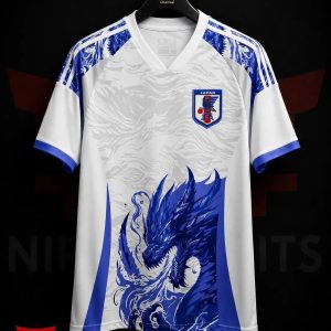 import placeholder for japan blue dragon white jersey japan foo 339934645