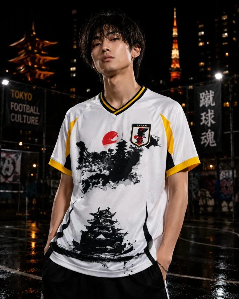 japan kyoto white jersey